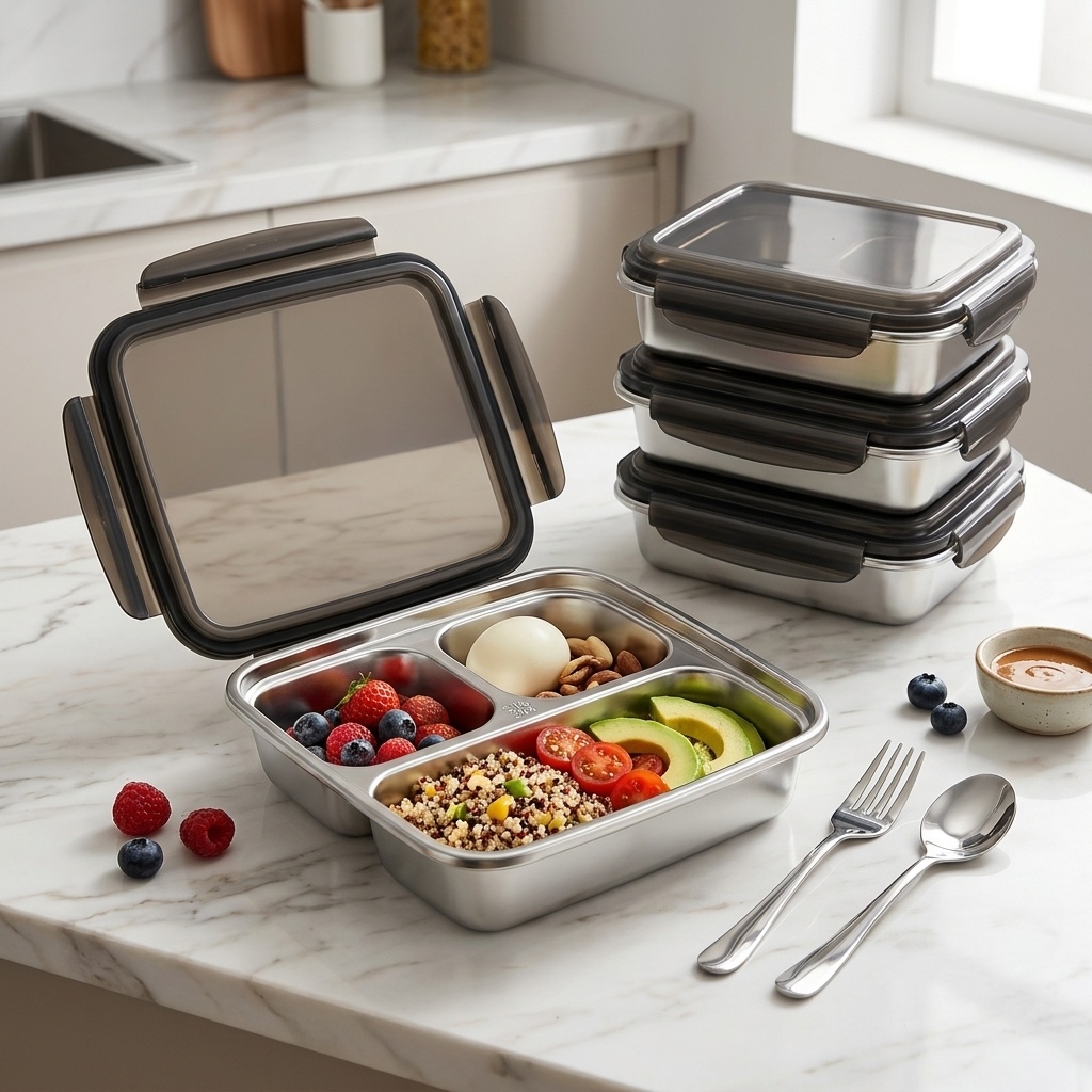Meal Prep Bowl - Contenitore per Pranzo di Grande Capacità