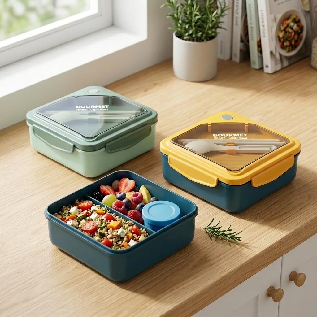 Meal Prep Or Prep Meal - Contenitore per alimenti sigillato in plastica,